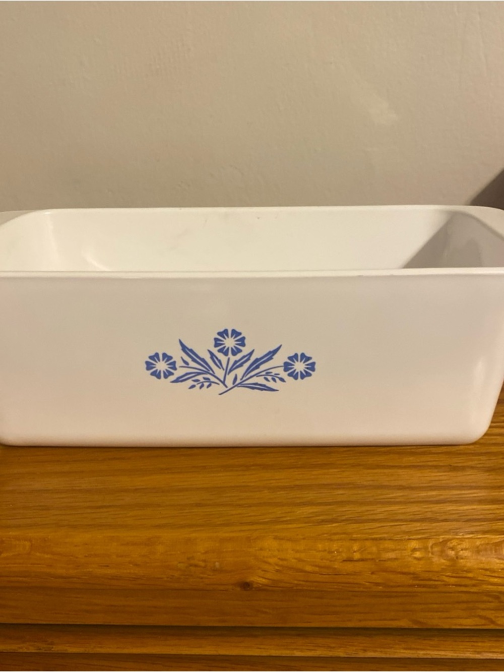 Vintage Corningware Blue Cornflower Loaf Pan 2 qt